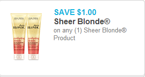 John Frieda Sheer Blonde Coupon