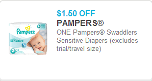 Pampers Swaddlers Sensitive Diaper Coupon Pampers Swaddlers Sensitive Diaper Coupon