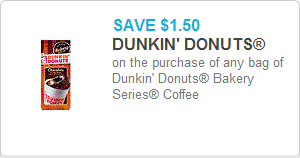Dunkin Donuts Coffee Coupon