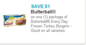 Butterball burger coupon