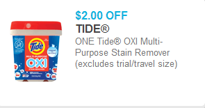 Tide Oxi Coupon