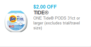 Tide Pods Coupon