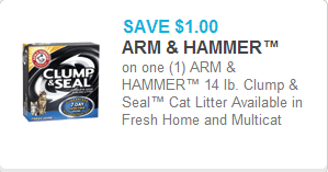 Arm and Hammer Clump & Seal Cat Litter