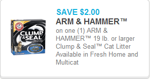 Arm and Hammer Clump & Seal Cat Litter`