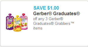 Gerber Graduates Grabbers Coupon