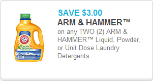 Arm & Hammer Laundry Detergent Coupon Arm & Hammer Laundry Detergent Coupon