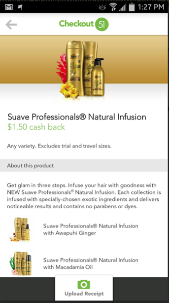 FREE Suave Natural Infusion Shampoo And Conditioner PLUS Overage