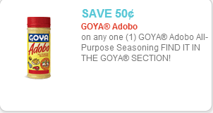 Goya Adobo Coupon Goya Adobo Coupon