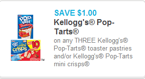 Kellogg's Pop Tarts Coupon