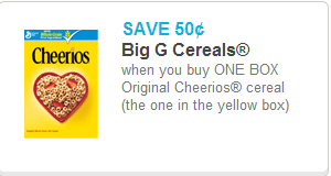 Cheerios Coupon Cheerios Coupon