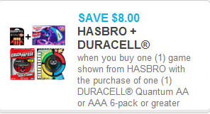 Hasbro and Duracell Coupon