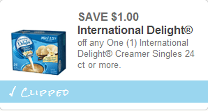International Delight Creamer Coupon