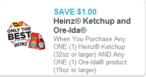 Heinz and Ore-Ida Coupon