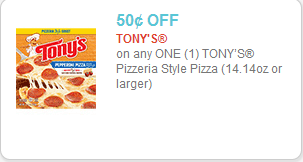 Tony's Pizza Coupon