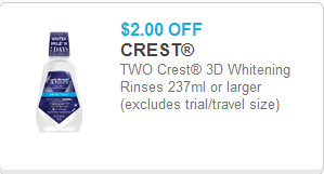 Crest Rinse Coupon