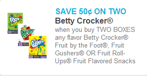 Betty Crocker Coupons