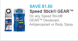 Speed Stick Gear Coupon