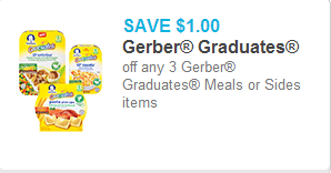 Gerber Graduates Coupon Gerber Graduates Coupon