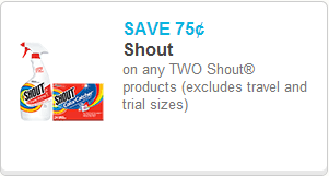 Shout Spray Coupon