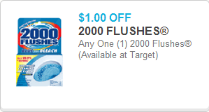 2000 Flushes Coupon