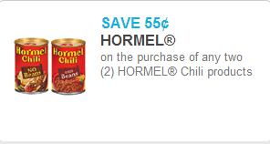 Hormel Chili Coupon