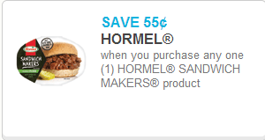 Hormel Sandwich Maker Coupon