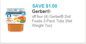 Gerber Coupon Gerber Coupon