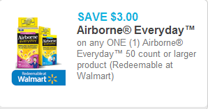 Airborne Everyday Coupon