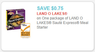 Land O Lakes Saute Express Meal Starters coupon