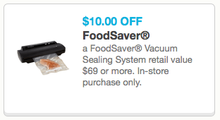 FoodSaver Vacuum Sealer System Coupon