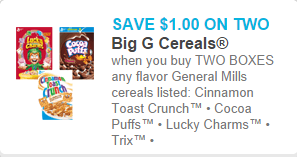 General Mills Cereal Coupon