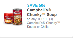Campbell's Chunky Soup Coupon