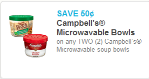 Campbell's Microwavable Soup Coupon