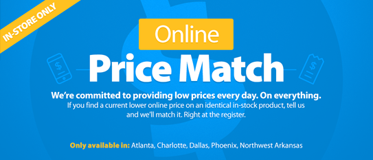 GAME CHANGER: Walmart Now Price Matches Online Ads!