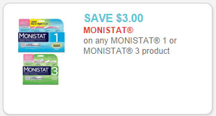 monistat 3 coupon