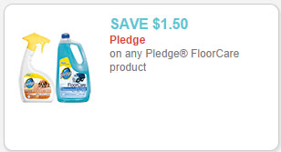 pledge floor care product coupon
