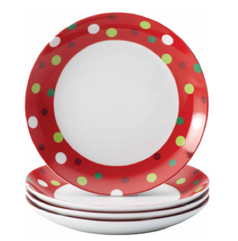 Rachael Ray Set of 4 Round Appetizer Plates On Clearance $7 + FREE Store Pick Up (Reg. $18)!