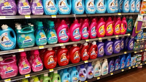 Suavitel can be found on the Laundry Aisle