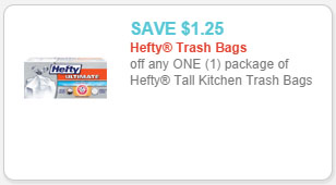 hefty tall trash bags coupon