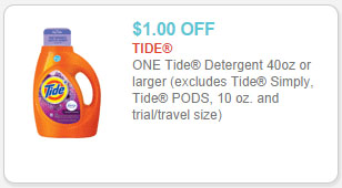 tide detergent coupon