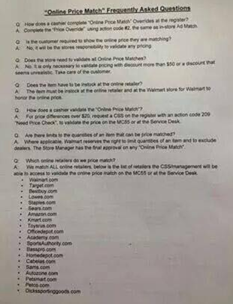 Walmart info