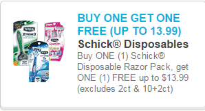 Schick Coupon