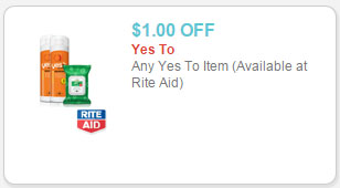 yes to products coupon