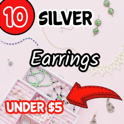 10 Silver Plated Earrings Under $5