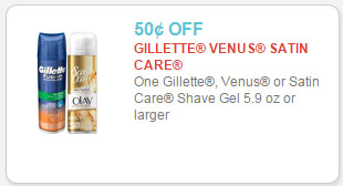 gillette shave gel