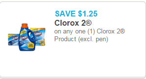 Clorox 2 Coupons