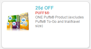 puffs facial tissue coupon