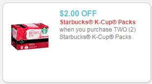 starbucks k-cups coupon
