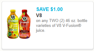 V8 V-Fusion Vegetable Juice