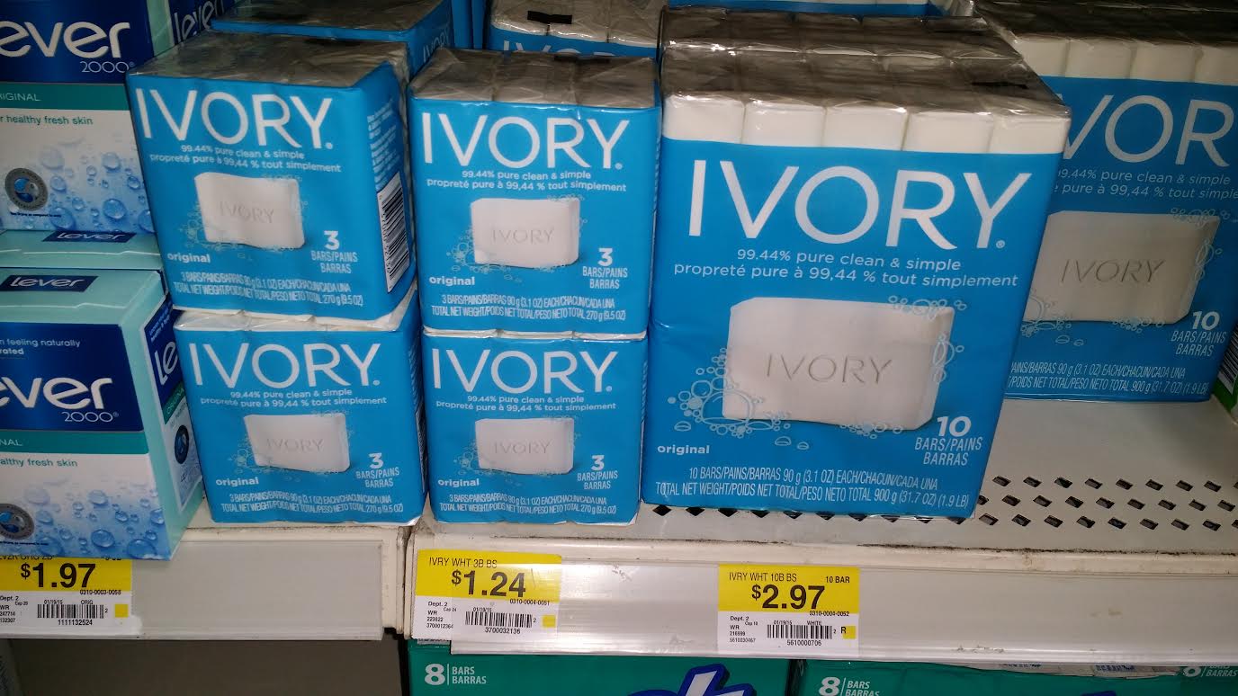 Ivory Body Wash Or Bar Soap 3pk Just $0.47 At Walmart!